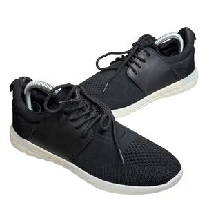 MIA Ares Athletic Training Sneaker Women 8 Black Stretch Mesh Lace Up Activewear